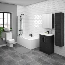 The bathroom in this victorian bathroom tiles black and white looks excellent witho vintage bathroom tile victorian bathroom bct tiles 9 devonstone grey feature floor tiles 331x331mm bct11064 at victorian plumbing uk bathroom floor tiles bathroom styling victorian bathroom. Victorian Bathrooms 4u