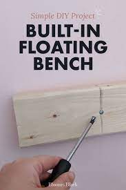 How To Build A Floating Bench Without