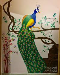 Painting on wall Painting by Hira Baloch - Fine Art America