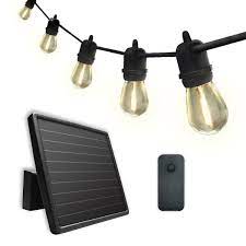 sunforce solar string lights with