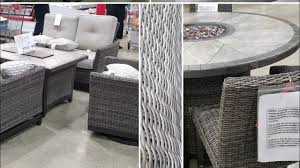 Delivering the finest quality, classic and. Costco Outdoor Furniture Fire Tables Dining And Lounge Sets Youtube