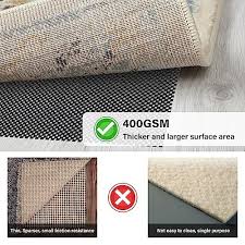 100 x 150 cm multipurpose non slip mat thick 400gsm rug padding underlay large anti slip gripper roll shelf drawer liner for carpet car roof home