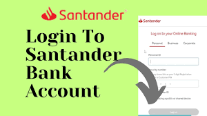 how to login to santander bank account