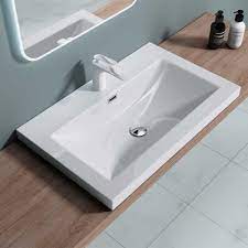 large 765mm vanity unit basin is also a