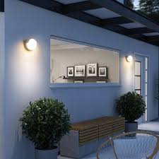 Indoor Outdoor Wall Lamp Roof White