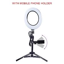 Fill Light Triangle Mobile Phone Dimmable Camera Photo Video Lighting Beauty Self Timer Live Stand Led Ring Light Kit Stage Light Bulb Long Arms A Mouse Pads
