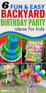 backyard birthday party ideas