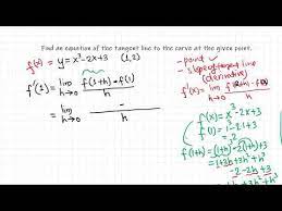 Tangent Line To A Cubic Polynomial