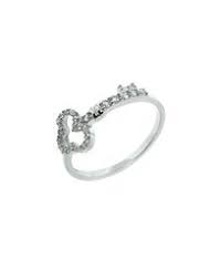 Sterling Silver Pave Key Ring Tiffany Tiffany Engagement