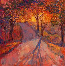 Vibrant Landscape Paintings Use The