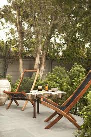 Brown And Black Outdoor Folding Chairs