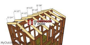 6x8 deer stand roof plans myoutdoorplans