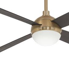 Address these problems with a little troubleshooting. Minka Aire Orb 54 In Integrated Led Indoor Brushed Brass Ceiling Fan With Light With Remote Control F623l Bbr Sbr The Home Depot
