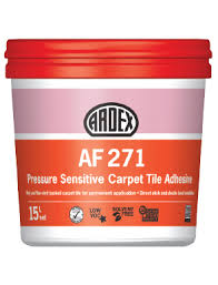 pressure sensitive carpet tile adhesive