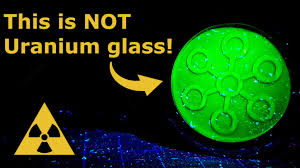Just looked up what uranium glass is and it really is mildly interesting. This Is Not Uranium Glass Allradioactive