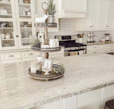 white granite countertops are both