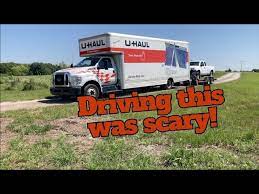 driving the 26 u haul and car trailer