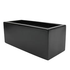 belmont rectangle modern planter box