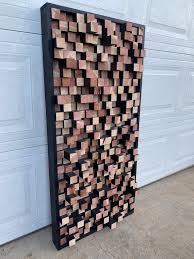 Reclaimed Wood Pixel Sound Diffuser