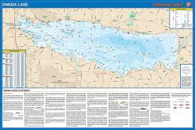 Oneida Lake Fishing Map