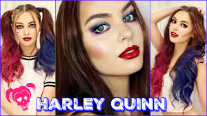 harley quinn makeup hair tutorial