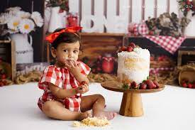Infant Photography | Newborn Baby Photoshoot | Cake Smash gambar png