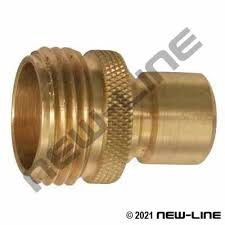 brass garden hose thread quick connect plug