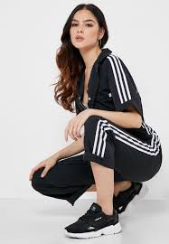 Shop the new season collection from fiorucci. Buy Adidas Originals Black 3 Stripe Jumpsuit For Women In Mena Worldwide Ed8779