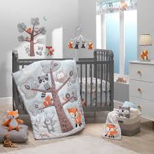grey crib bedding