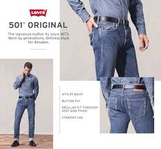Mens Levis 501 Original Fit Jeans