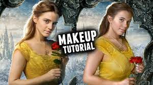 the beast belle makeup hair tutorial