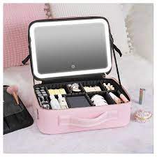 makeup travel case with led mirror 3