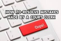 Image result for can an attorney correct a court filing when error occurred