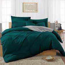 Thread Count Bedding Set Teal Solid