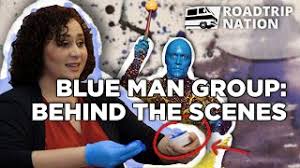 how the blue man group gets so blue
