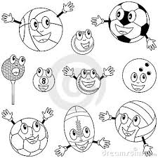 Hundreds of free spring coloring pages that will keep children busy for hours. Coloring Sport Balls Characters