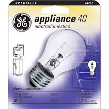 Ge 40 Watt A15 Clear Appliance Light Bulb 90707 Lamps Plus