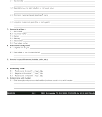 New Customer Information Template Spreadsheet Client Form Free F
