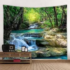 Nature Tapestry Wall Hanging Water