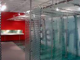 tempered glass panel corrugated