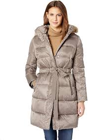 Ivanka trump joined her family as president trump and melania departed the white house one last time. Ivanka Trump Women S Down Coat With Fur Hood Taupe Small Amazon Co Uk Clothing