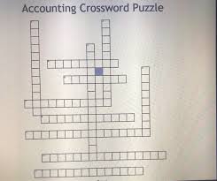 Solved Accounting Crossword Puzzle
