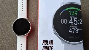 Polar Ignite Glass Fiber Reinforced Polymer Smart Watch With Band White