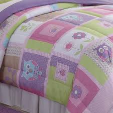 Pink Owls Queen Comforter Set Cs8265fq