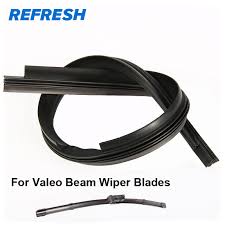 Us 1 74 20 Off Refresh High Quality Long Life Wiper Refill Surface With Teflon Technology Natural Rubber For Valeo Type Beam Wiper Blade Only In