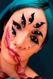 61 scary halloween makeup ideas to