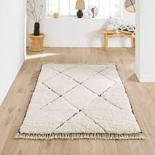 100 wool berber rug ecru