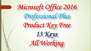 This download enables it administrators to set up a key management service (kms) or configure a either of these volume activation methods can locally activate all office 2016 clients connected to an organization's network. Microsoft Office 2016 Professional Plus Product Key Free 13 Keys All Working Youtube