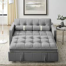 55 Convertible Sleeper Sofa Bed Velvet
