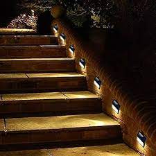 solar lights outdoor stair lighting